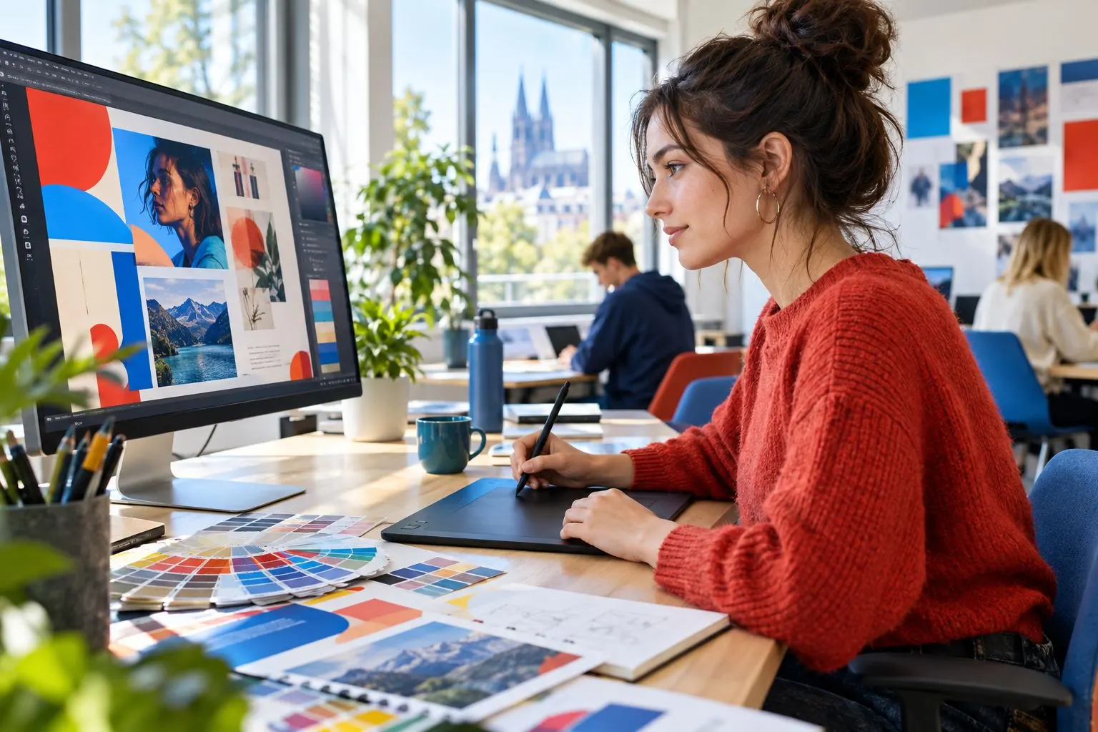 Fortbildung Medien und Design: Gestalterin am Grafiktablett